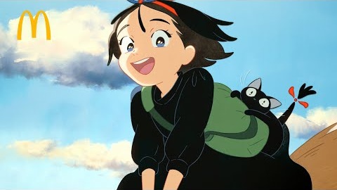 Majo no Takkyuubin x McDonald's CMs - تصویر 2